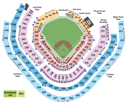 Truist Park Braves Seating Chart